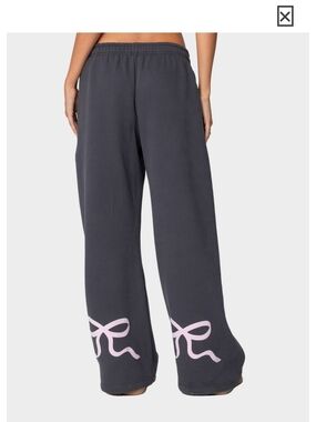 edikted bow sweatpants
